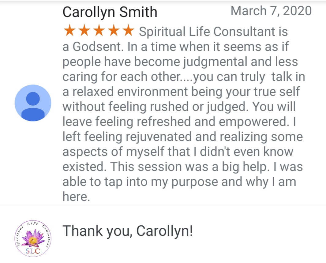 Spiritual Life Consultant Reviews